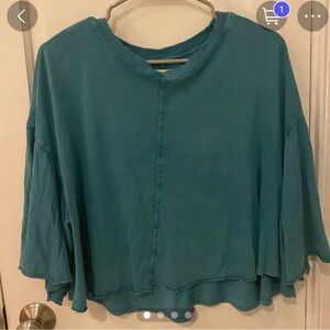 Urban Outfitters blue flowy top